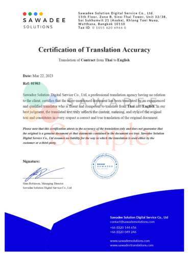 Letter Certified Translation sample new page 0001