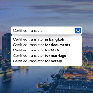 How to Find a Certified Translator in Bangkok for Your Legal Documents